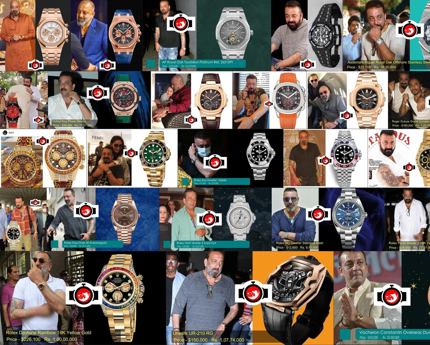 A Look Inside Sanjay Dutt's Luxurious Watch Collection
